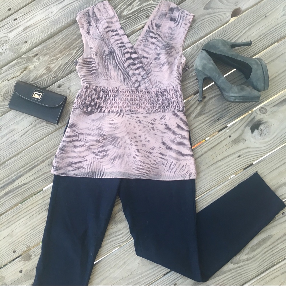 Banana Republic animal print top